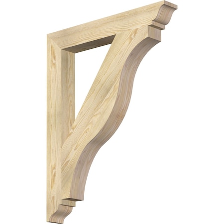 Ekena Millwork Funston Traditional Rough Sawn Bracket, Douglas Fir, 4"W x 30"D x 38"H BKT04X30X38FST01RDF